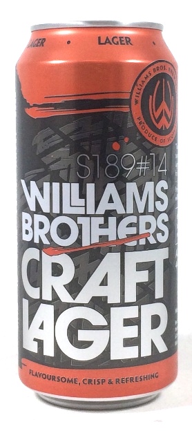 Williams Craft Lager, Edinburgh, Scotland