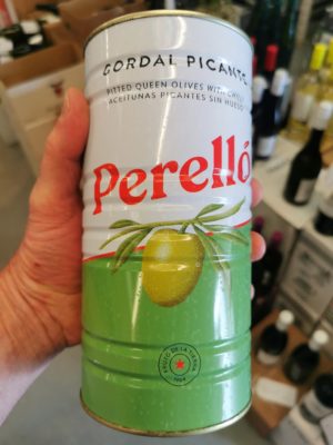 Perello Gordal Picante Olives 600g