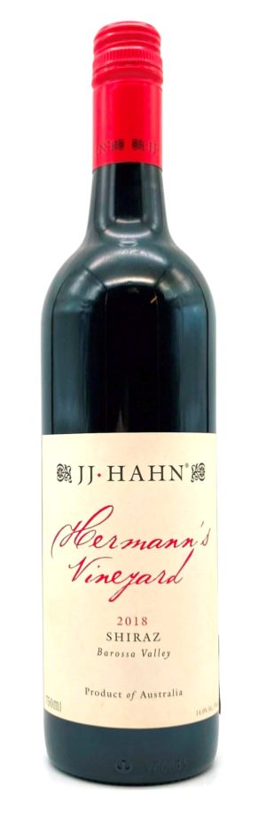 JJ Hahn 'Herman's Vineyard' Shiraz 2018, Edinburgh, Scotland