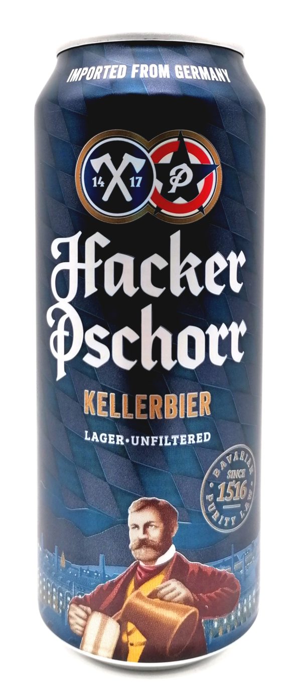 Hacker Pschorr Kellerbier Can, Edinburgh, Scotland