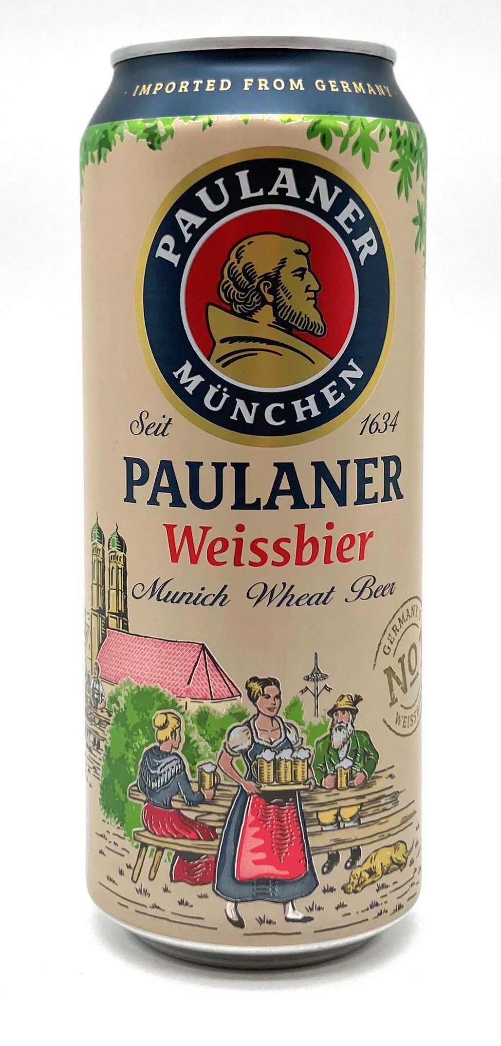 Paulaner german weissbier can 50cl