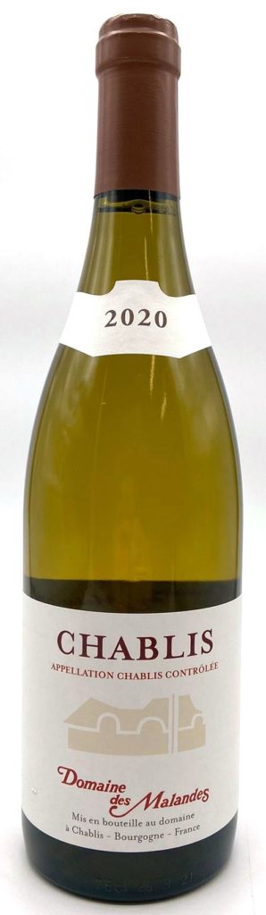 CHABLIS DOM DES MALANDES 2020 Edinburgh Scotland