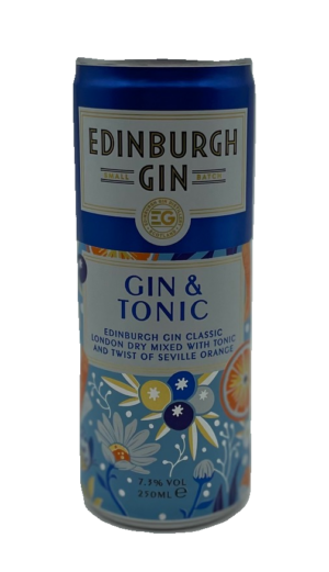 EDINBURGH GIN & TONIC 250ML