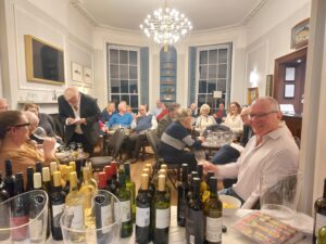 Trout wine tasting