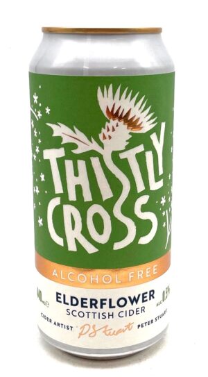 Thistly cross elderflower alcohol free
